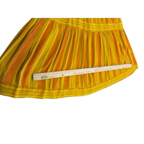 "A LOVE'S A" Tie Strap Tier Sundress SZ M Babydoll Boho Summer Fairy Core Flowy - Picture 9 of 16